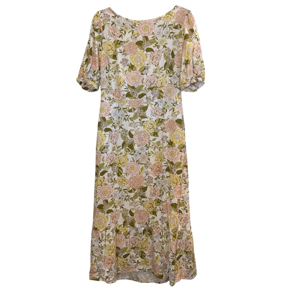 Who What Wear Women’s Prairie/Cottage core Floral Midi Dress sz M